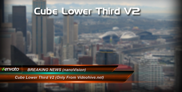 VideoHive Cube lower third V2 107492