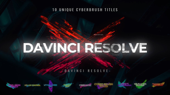 VideoHive Cyber Brush Titles 31007799