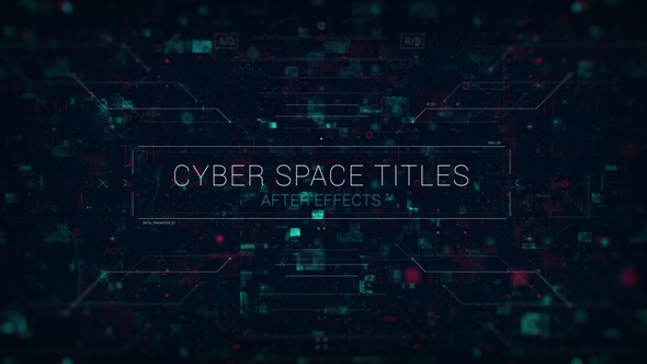 VideoHive Cyber Space Titles & Trailer 31366373