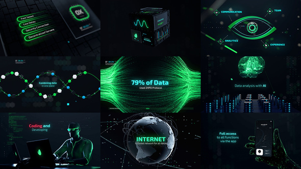 VideoHive Cyber Technology Trailer 31019182