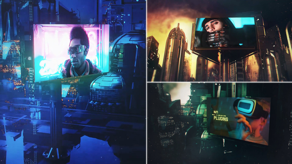 VideoHive Cyberpunk City Сonstructor 29712882