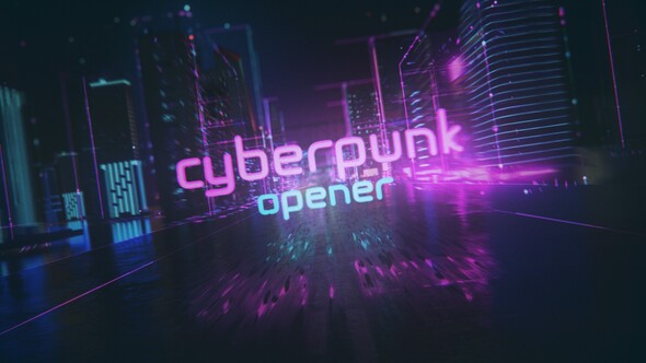 VideoHive Cyberpunk Opener 29697438