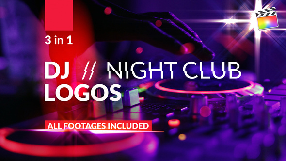VideoHive DJ // Night Club Logos | For Final Cut & Apple Motion 26601230