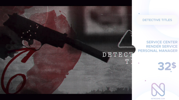 VideoHive Detective Titles 21090662
