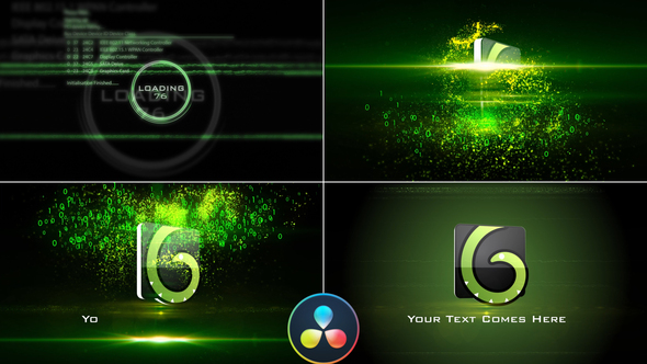 VideoHive Digital Glitch Logo - DaVinci Resolve 33296974