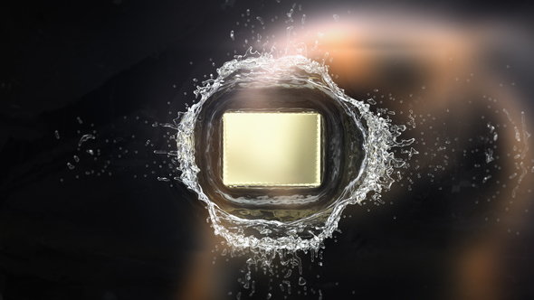 VideoHive Dropping Splash Logo Reveal 21619091