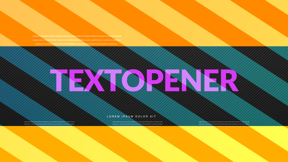 VideoHive Dynamic Text Opener 23522210