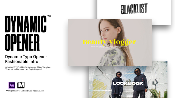 VideoHive Dynamic Typo Opener 28410525