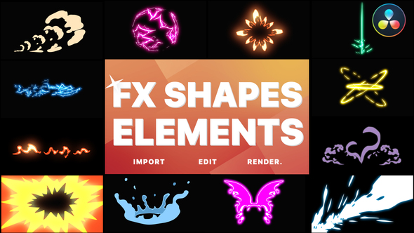 VideoHive Elements Pack 10 | DaVinci Resolve 38301684