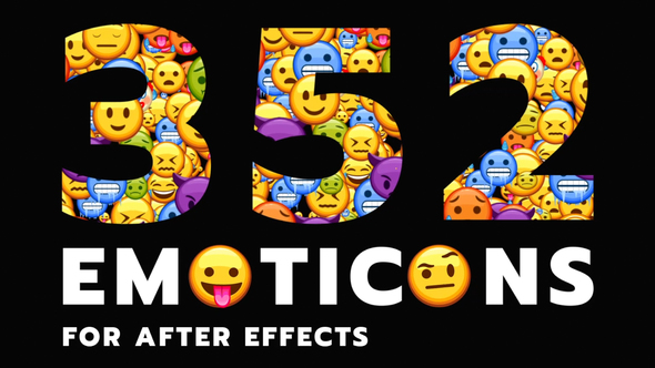 VideoHive Emoticon - Animated Emojis Pack 28314889