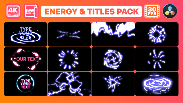VideoHive Energy And Titles Pack for DaVinci Resolve 34772789