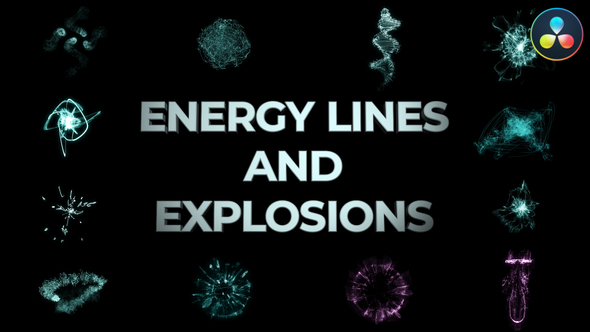 VideoHive Energy Lines And Explosions for DaVinci Resolve 37724939