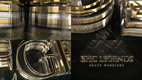VideoHive Epic Gold Silver Logo 28991773