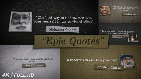 VideoHive Epic Quotes 15949020