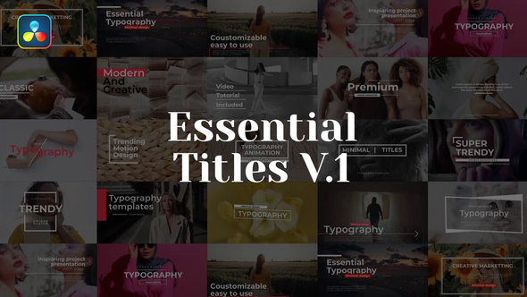 VideoHive Essential Titles V.1 34974106