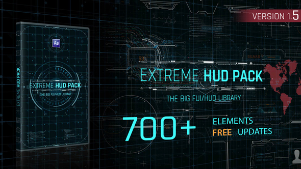 VideoHive Extreme HUD Pack 28985545