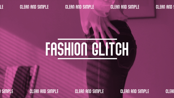 VideoHive Fashion glitch opener 27927361