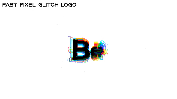 VideoHive Fast Pixel Glitch Logo 31352623
