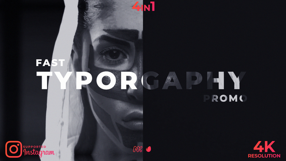 VideoHive Fast Typography Promo Abstract 25863265