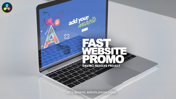 VideoHive Fast Website Promo DaVinci Resolve Template 35632965