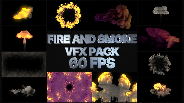 VideoHive Fire And Smoke VFX Pack | After Effects 28766237
