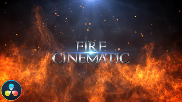 VideoHive Fire Cinematic Titles - DaVinci Resolve 32712097