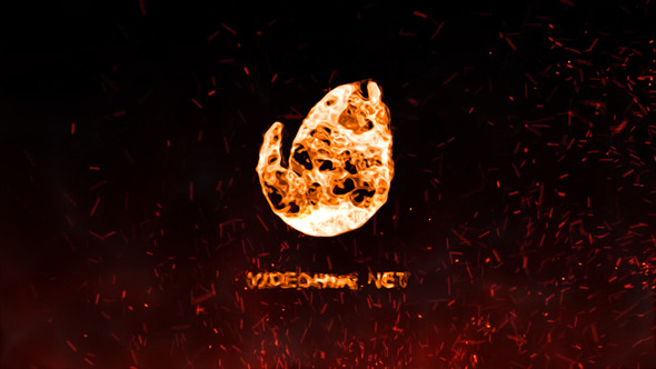 VideoHive Fire Logo 12363070