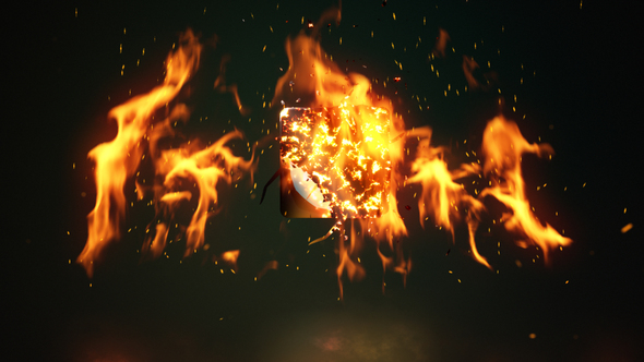 VideoHive Fire Logo Reveal 28587599