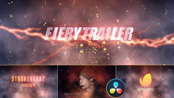 VideoHive Fire and Smoke - Cinematic Trailer - DaVinci Resolve 33260487