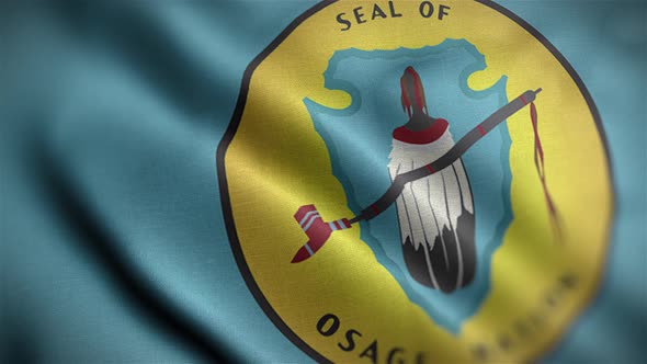 VideoHive Flag Of The Osage Nation Angle 34133204