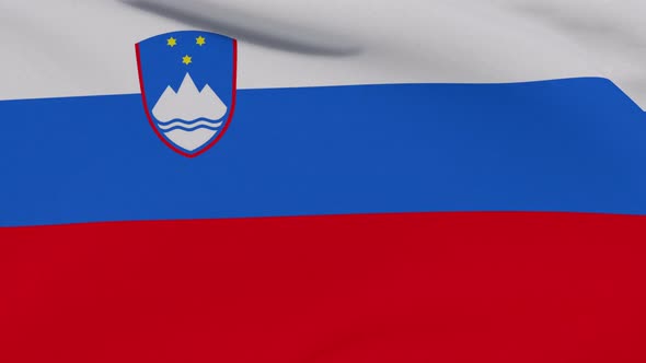 VideoHive Flag Slovenia Patriotism National Freedom Seamless Loop 34163981