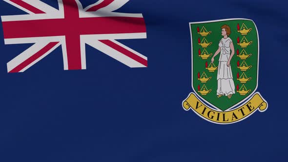 VideoHive Flag Virgin Islands UK Patriotism National Freedom Seamless Loop 34164013