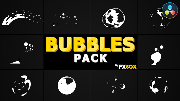 VideoHive Flash FX Bubbles Elements | DaVinci Resolve 32321158