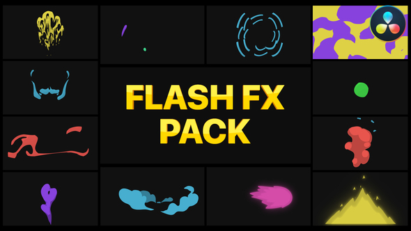 VideoHive Flash FX Pack 10 | DaVinci Resolve 37317779