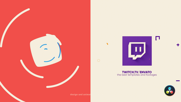 VideoHive Flat Logo Intro For DaVinci Resolve 34599395