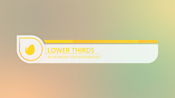VideoHive Flat Lower Thirds 11355768