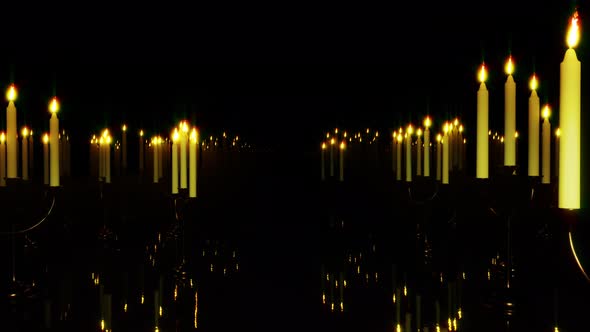 VideoHive Flying In Candlestick Night 01 4K 34255769
