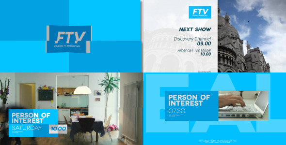 VideoHive Folding Broadcast Pack 8866356