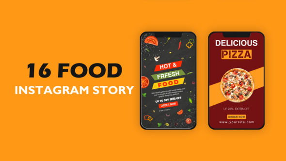 VideoHive Food Instagram Story Pack 31122293