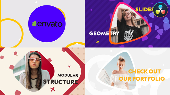VideoHive Geometric Slideshow | DaVinci Resolve 37579043