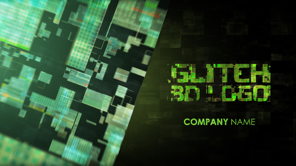 VideoHive Glitch 3D Logo 23147031