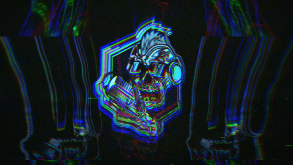 VideoHive Glitch Ghost Logo 29627065