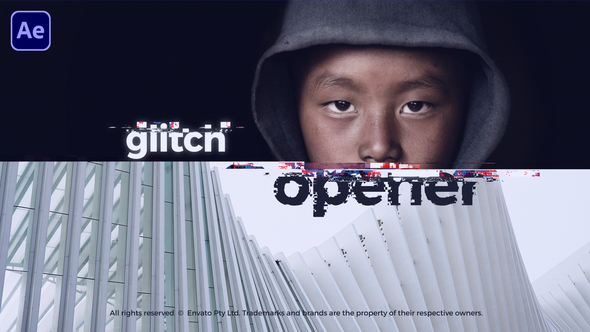 VideoHive Glitch Intro – Glitch Opener 22842889