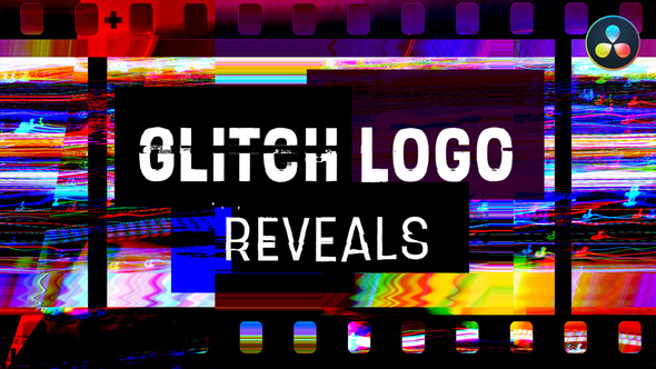 VideoHive Glitch Logo Reveals | For DaVinci Resolve 36422103