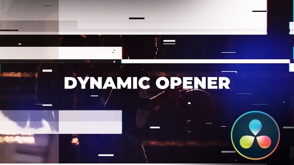 VideoHive Glitch Opener For DaVinci Resolve 34303105