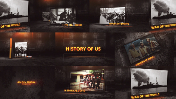 VideoHive Glitches History Of Us 26740127