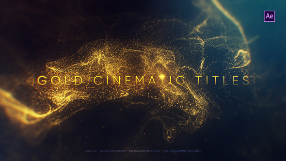VideoHive Gold Cinematic Titles 22869986