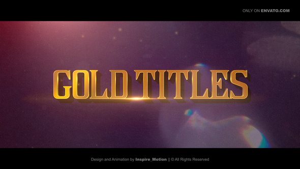 VideoHive Gold Titles | Epical Trailer 30482273