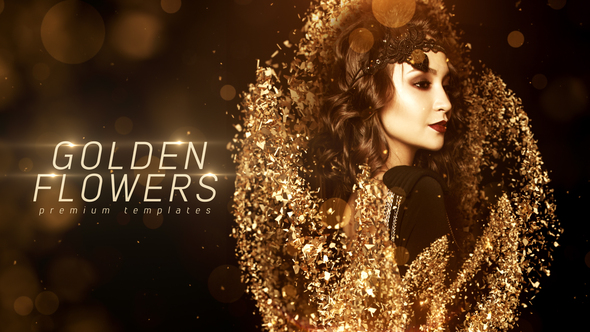 VideoHive Golden Flowers 30240071