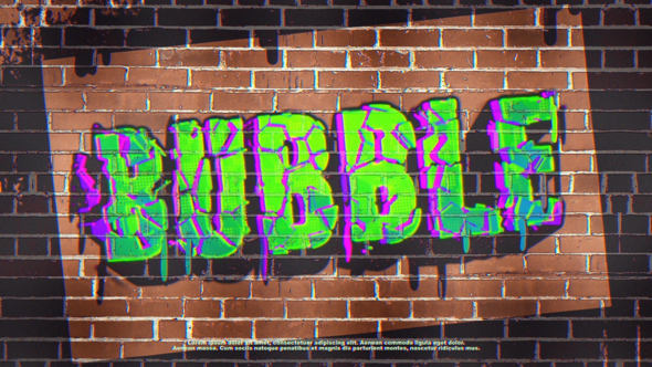 VideoHive Graffiti Logo 25148751